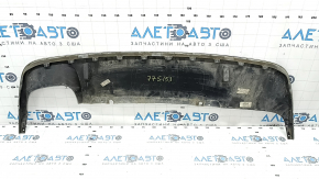 Jeep Compass 17-22 rear bumper lip gray, pressed, scratches, broken mount
