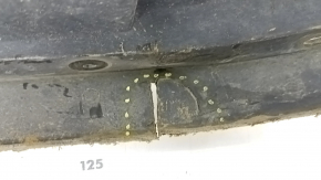 Jeep Compass 17-21 front bumper lip is worn, tears