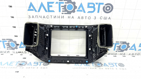 Air duct deflector dashboard central Jeep Compass 17-21 black gloss, for 8.4" inches