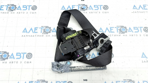 Driver's seat belt Jeep Compass 17-21 black, with tensioner, water damage, dry cleanable
