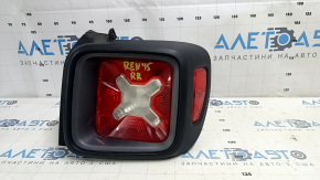 Right lamp Jeep Renegade 15-18 prerest graphite frame