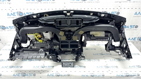 Torpedo front panel with AIRBAG Jeep Compass 17-21 black, rusty pyropatron, for cleaning