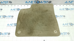 Front left interior mat Audi Q7 16-25 beige, dry cleanable