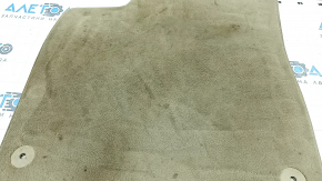 Front left interior mat Audi Q7 16-25 beige, dry cleanable