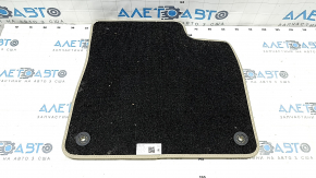 Front left interior mat Audi Q7 16-25 beige, dry cleanable