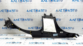 Door sill trim rear right Jeep Compass 17-24 black, scratches