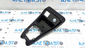 Center console trim Jeep Compass 17-21 FWD, black gloss, scratches
