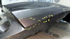 Rear bumper bare left fang Jeep Renegade 15-23 graphite, crack crepe, pokes, scratch