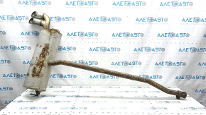 Muffler rear part with barrel Jeep Compass 17-22 2.4 type 2 rusty