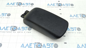Armrest Jeep Compass 17-21 leather, black, brown stitching, dry cleanable