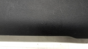 Lower tailgate trim Jeep Compass 17-24 black, with plugs, scratches, whitened plastic