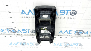 Center console trim rear Jeep Compass 17-21 black, with deflector, scratches
