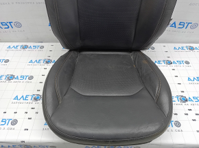 Driver's seat upholstery Jeep Compass 17-17 black leather, dry cleanable