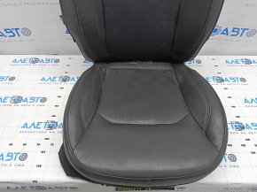 Jeep Compass 17-17 passenger seat upholstery black leather, dry cleanable