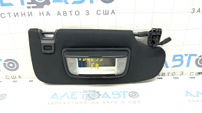 Right visor Ford Edge 19-24 black