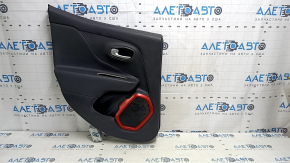 Door trim card rear left Jeep Renegade 15-15 TRH black leather, scratches, red insert