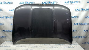 Hood naked Jeep Renegade 15-23 aluminum, silver with black, bumpers
