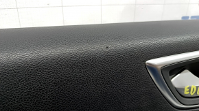 Door trim card front left Ford Edge 19-24 leather black with gray stitching, armrest leather black with gray stitching, Bang & Olufsen, ST, butt
