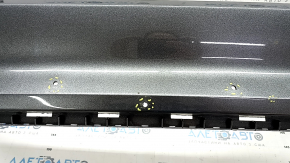 Front bumper bare Ford Edge 19-24 graphite, for parking sensors, without towing hook, scratches
