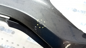 Front bumper bare Ford Edge 19-24 graphite, for parking sensors, without towing hook, scratches