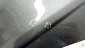 Front bumper bare Ford Edge 19-24 graphite, for parking sensors, without towing hook, scratches