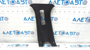 Center pillar trim upper belt left Ford Edge 19-24 black