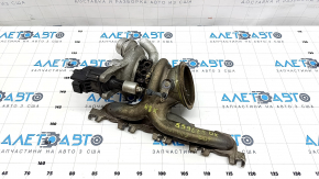 Turbocharger complete with manifold BMW 5 G30 17-23 2.0T, 530e hybrid with tubes, 48k