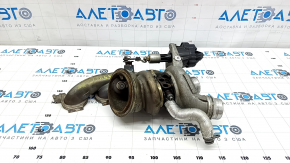 Turbocharger complete with manifold BMW 5 G30 17-23 2.0T, 530e hybrid with tubes, 48k