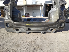 Rear panel Jeep Compass 17-24 2 parts, on the body, graphite
