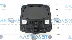 Front light Ford Edge 19-24 black for panoramic