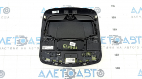 Front light Ford Edge 19-24 black for panoramic