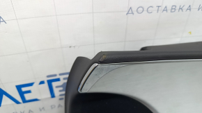 Door trim card front right Audi A6 C7 12-18 leather black, BOSE, break crepe