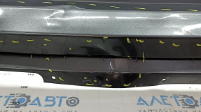 Rear bumper bare Ford Edge 19-24 graphite, for parking sensors, dented, scratches