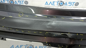 Rear bumper bare Ford Edge 19-24 graphite, for parking sensors, dented, scratches
