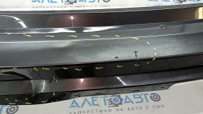 Rear bumper bare Ford Edge 19-24 graphite, for parking sensors, dented, scratches