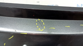 Rear bumper bare Ford Edge 19-24 graphite, for parking sensors, dented, scratches