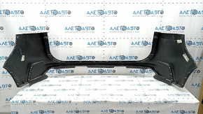 Rear bumper bare Ford Edge 19-24 graphite, for parking sensors, dented, scratches