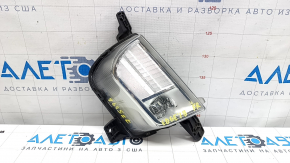 Fog lamp fog light right Ford Edge 19-24 LED, sand, broken mount