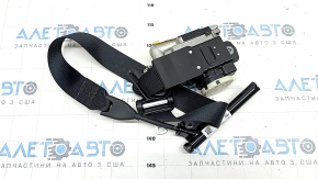 Passenger seat belt with pretensioner and squib for Ford Edge 19-23 black
