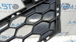 Lower grille of the front bumper Ford Edge 19-24 under the radar without engine heating, ST, ST-Line, black gloss, sand
