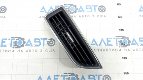 Front panel air duct deflector central left Ford Edge 15-24 black with chrome, butt