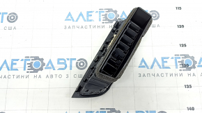 Front panel air duct deflector central left Ford Edge 15-24 black with chrome, butt