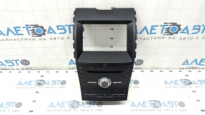 Radio and climate control panel Ford Edge 19-23 sync 3, auto, with heated and ventilated seats