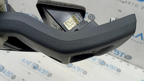Rear center console trim Ford Edge 15-24 black, with air duct deflector, heating buttons and socket, for cigarette lighter, scratches