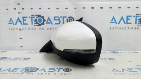 Left side mirror complete Ford Escape MK4 20-21 12 pins, BSM white, turn signal and blind spot sensor, scratch