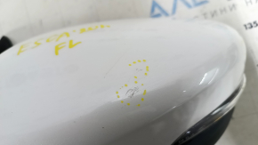 Left side mirror complete Ford Escape MK4 20-21 12 pins, BSM white, turn signal and blind spot sensor, scratch