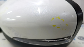 Left side mirror complete Ford Escape MK4 20-21 12 pins, BSM white, turn signal and blind spot sensor, scratch