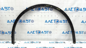 Front right fender arch trim Tesla Model Y 20-25 structure, crack in fastening, worn