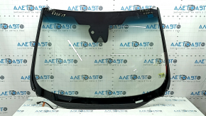 Ford Edge 19-24 SISECAM windshield, with heated wipers, heated lane keeping camera, with moldings, chips, sand, repaired chip
