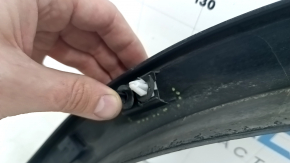 Rear right fender arch trim for Ford Escape MK4 20-24: structure, scratches, broken fasteners, missing fasteners